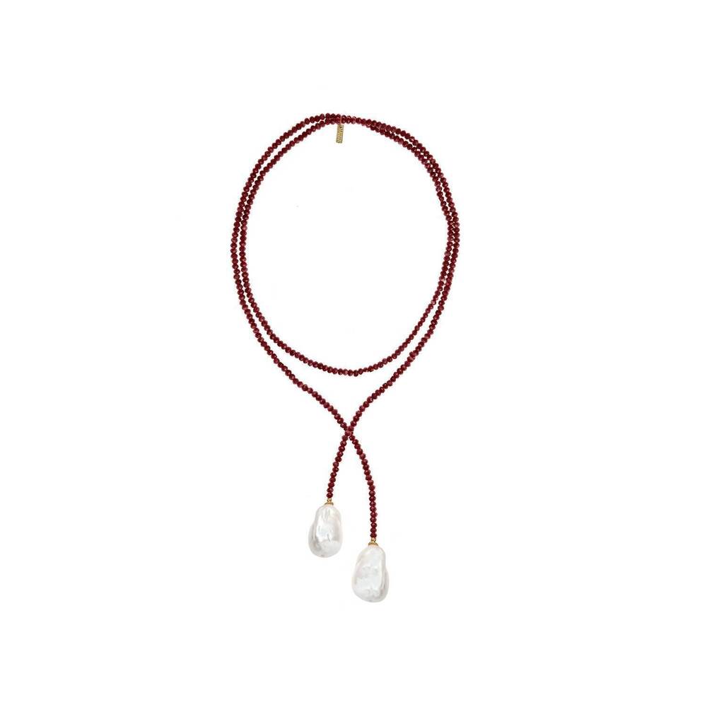 NEW ADRIANA PAPPAS women's beaded baroque wrap in red